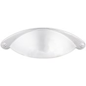 Top Knobs Somerset 2-1/2 Inch Center to Center Cup Cabinet Pull Polished Chrome