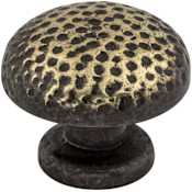 Top Knobs Warwick 1-1/4 Inch Mushroom Cabinet Knob from the Britannia Collection Dark Antique Brass