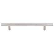 Top Knobs Hopewell 6-5/16 Inch Center to Center Bar Cabinet Pull from the Bar Pulls Series - 25 Pack Brushed Satin Nickel
