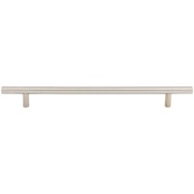Top Knobs Hopewell 8-13/16 Inch Center to Center Bar Cabinet Pull from the Bar Pulls Collection Brushed Satin Nickel
