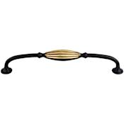 Top Knobs Tuscany 8-13/16 Inch Center to Center Handle Cabinet Pull Dark Antique Brass