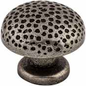 Top Knobs Warwick 1-1/4 Inch Mushroom Cabinet Knob from the Britannia Collection Cast Iron