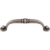 Top Knobs Voss 3-3/4 Inch Center to Center Handle Cabinet Pull from the Somerset Collection Pewter Antique
