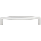 Top Knobs Flute 5-1/16 Inch Center to Center Handle Cabinet Pull from the Nouveau II Collection Polished Chrome
