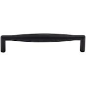 Top Knobs Flute 5-1/16 Inch Center to Center Handle Cabinet Pull from the Nouveau II Collection Flat Black