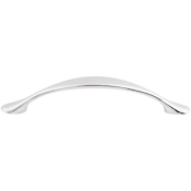 Top Knobs Hartford 3-3/4 Inch Center to Center Arch Cabinet Pull from the Nouveau II Collection Polished Chrome