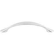 Top Knobs Hartford 5-1/16 Inch Center to Center Arch Cabinet Pull from the Nouveau II Collection Polished Chrome