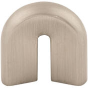 Top Knobs U - Pull 3/4 Inch Center to Center Arch Cabinet Pull from the Nouveau II Collection Brushed Satin Nickel