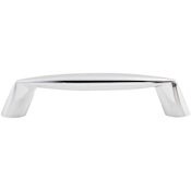 Top Knobs Rung 3-3/4 Inch Center to Center Handle Cabinet Pull from the Nouveau II Collection Polished Chrome