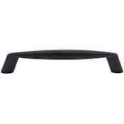 Top Knobs Rung 5-1/16 Inch Center to Center Handle Cabinet Pull from the Nouveau II Collection Flat Black