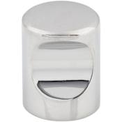 Top Knobs Indent 3/4 Inch Cylindrical Cabinet Knob from the Nouveau II Collection Polished Chrome