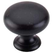 Top Knobs Mushroom 1-1/4 Inch Mushroom Cabinet Knob from the Normandy Collection Patina Black
