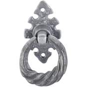 Top Knobs Tudor 2-1/2 Inch Long Ring Cabinet Pull from the Britannia Collection Pewter
