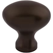 Top Knobs Egg 1-1/4 Inch Oval Cabinet Knob from the Oil Rubbed Collection Oil Rubbed Bronze