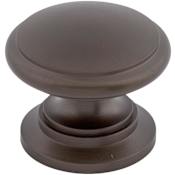 Top Knobs Ray 1-1/4 Inch Mushroom Cabinet Knob from the Oil Rubbed Collection Oil Rubbed Bronze