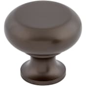 Top Knobs Flat 1-1/4 Inch Mushroom Cabinet Knob from the Oil Rubbed Collection Oil Rubbed Bronze