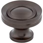 Top Knobs Button 1-1/4 Inch Mushroom Cabinet Knob from the Oil Rubbed Collection Oil Rubbed Bronze