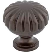 Top Knobs Melon 1-1/4 Inch Mushroom Cabinet Knob from the Oil Rubbed Collection Oil Rubbed Bronze