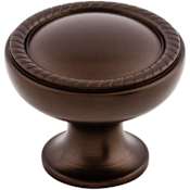 Top Knobs Emboss 1-1/4 Inch Mushroom Cabinet Knob from the Oil Rubbed Collection Oil Rubbed Bronze