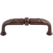 Top Knobs Ribbon 3-3/4 Inch Center to Center Handle Cabinet Pull from the Edwardian Collection Oil Rubbed Bronze