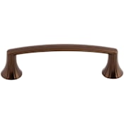 Top Knobs Rue 3-3/4 Inch Center to Center Handle Cabinet Pull from the Edwardian Collection Oil Rubbed Bronze