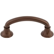 Top Knobs Lund 3 Inch Center to Center Handle Cabinet Pull from the Edwardian Collection Oil Rubbed Bronze