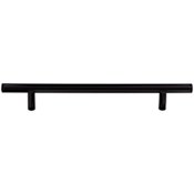 Top Knobs Hopewell 6-5/16 Inch Center to Center Bar Cabinet Pull from the Bar Pulls Collection Flat Black