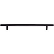 Top Knobs Hopewell 8-13/16 Inch Center to Center Bar Cabinet Pull from the Bar Pulls Collection Flat Black