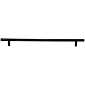Top Knobs Hopewell 26-1/2 Inch Center to Center Bar Cabinet Pull from the Bar Pulls Collection Flat Black