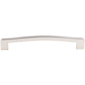 Top Knobs 7-9/16 Inch Center to Center Handle Cabinet Pull from the Stainless II Series Polished Stainless Steel