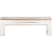 Top Knobs 3-3/4 Inch Center to Center Handle Cabinet Pull from the Stainless II Series Brushed Stainless Steel