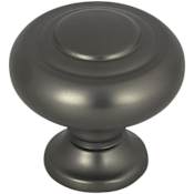 Top Knobs Grace 1-1/4 Inch Mushroom Cabinet Knob from the Kent Collection Ash Grey