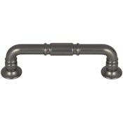 Top Knobs Kent 3-3/4 Inch Center to Center Handle Cabinet Pull Ash Grey