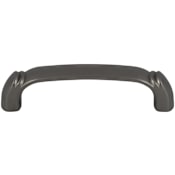 Top Knobs Pomander 3-3/4 Inch Center to Center Handle Cabinet Pull Ash Grey
