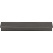 Top Knobs Minetta 3-3/4 Inch Center to Center Finger Cabinet Pull Ash Grey
