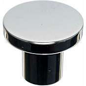 Top Knobs Tab 1-3/8 Inch Mushroom Cabinet Knob from the Additions Collection Polished Chrome