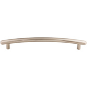 Top Knobs Curved 12 Inch Center to Center Appliance Pull from the Appliance Collection Brushed Satin Nickel