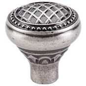 Top Knobs Trevi 1-5/16 Inch Mushroom Cabinet Knob from the Trevi Collection Antique Pewter