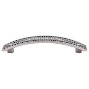Top Knobs Trevi 5 Inch Center to Center Handle Cabinet Pull from the Trevi Collection Antique Pewter