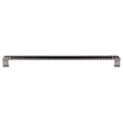 Top Knobs Tower Bridge 12 Inch Center to Center Handle Cabinet Pull from the Tower Bridge Collection Antique Pewter