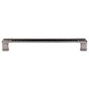 Top Knobs Tower Bridge 12 Inch Center to Center Appliance Pull from the Tower Bridge Collection Antique Pewter