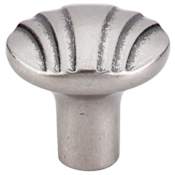 Top Knobs Victoria Falls 1-1/4 Inch Mushroom Cabinet Knob from the Victoria Falls Collection Antique Pewter