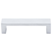 Top Knobs Modern Metro 3-3/4 Inch Center to Center Handle Cabinet Pull from the Sanctuary II Series - 25 Pack Aluminum