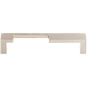 Top Knobs Modern Metro 5 Inch Center to Center Handle Cabinet Pull from the Sanctuary II Collection Brushed Satin Nickel