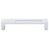Top Knobs Modern Metro 5 Inch (128 mm) Center to Center Handle Cabinet Pull from the Sanctuary II Series - 10 Pack Aluminum