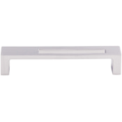 Top Knobs Modern Metro 5 Inch Center to Center Handle Cabinet Pull from the Sanctuary II Collection Aluminum