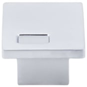 Top Knobs Modern Metro 1-1/4 Inch Square Cabinet Knob from the Sanctuary II Collection Aluminum