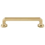 Top Knobs Emerald 5 Inch Center to Center Handle Cabinet Pull from the Chareau Collection Honey Bronze