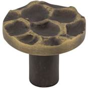 Top Knobs Cobblestone 1-3/8 Inch Mushroom Cabinet Knob Antique Brass