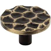 Top Knobs Cobblestone 1-15/16 Inch Mushroom Cabinet Knob Antique Brass